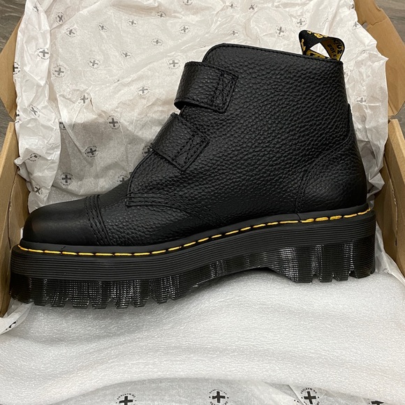 Dr. Martens Devon Flower Boots women’s size 10 - Picture 6 of 7
